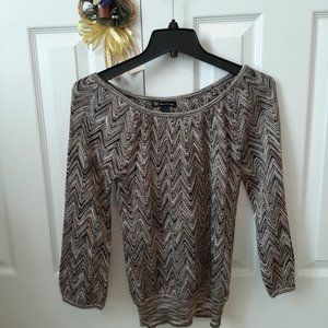 INC Metallic Sweater - S